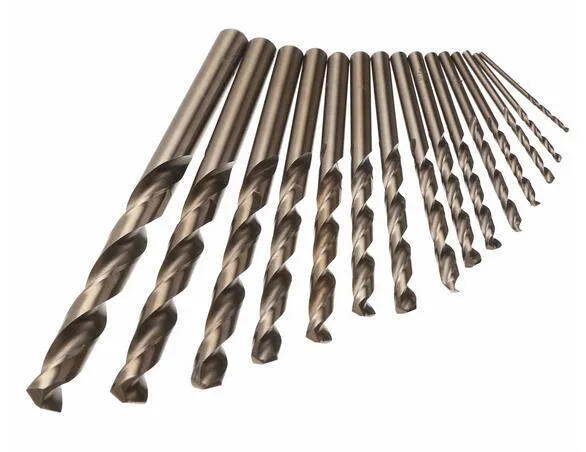 15 Stück Kobaltbohrer für Metall, Holz, M35 HSS Co-Stahl, gerader Schaft, 1,5–10 mm, Spiralbohrer, Elektrowerkzeuge