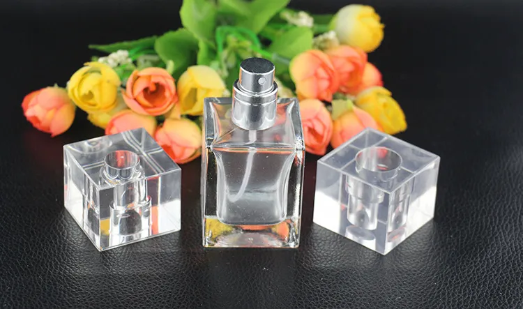 Novo portátil de vidro reutilizáveis ​​garrafas de perfume 30ml Limpar frasco de spray garrafas de perfume vazios Moda Estilo frete grátis