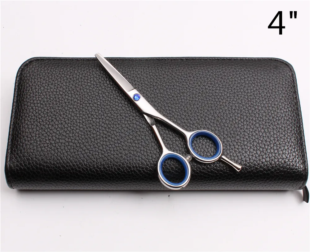 C1117 4" 13.5cm JP Steel Customized Logo Laser Professional Human Hair Scissors Barbers' Scissors Cutting Thinning Shears Salon Style Tools