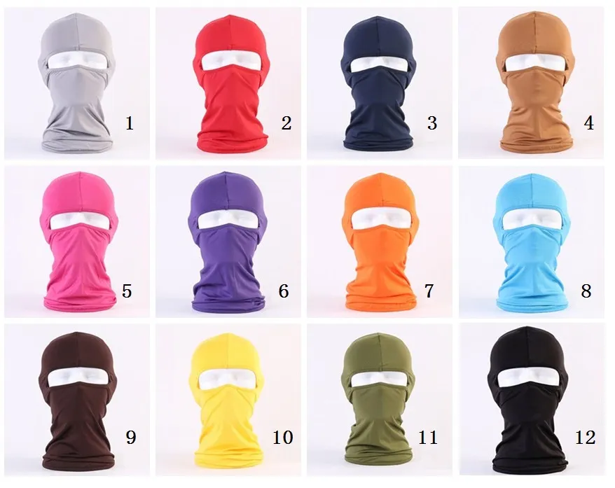 Bildelning Utomhus Balaclavas Sport Neck Face Mask Ski Snowboard Wind Cap Polis Cykling Balaclavas Motorcykel Face Masks MK258