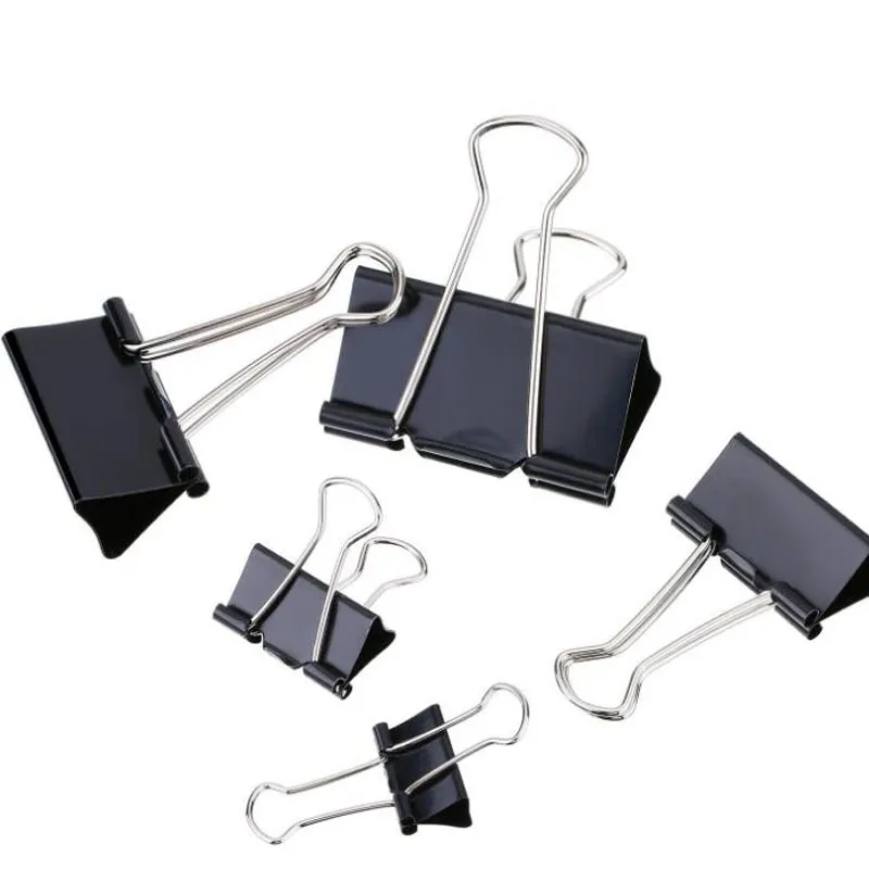 Wholesale 25mm Metal Spring Binder Clips For Office, School, And