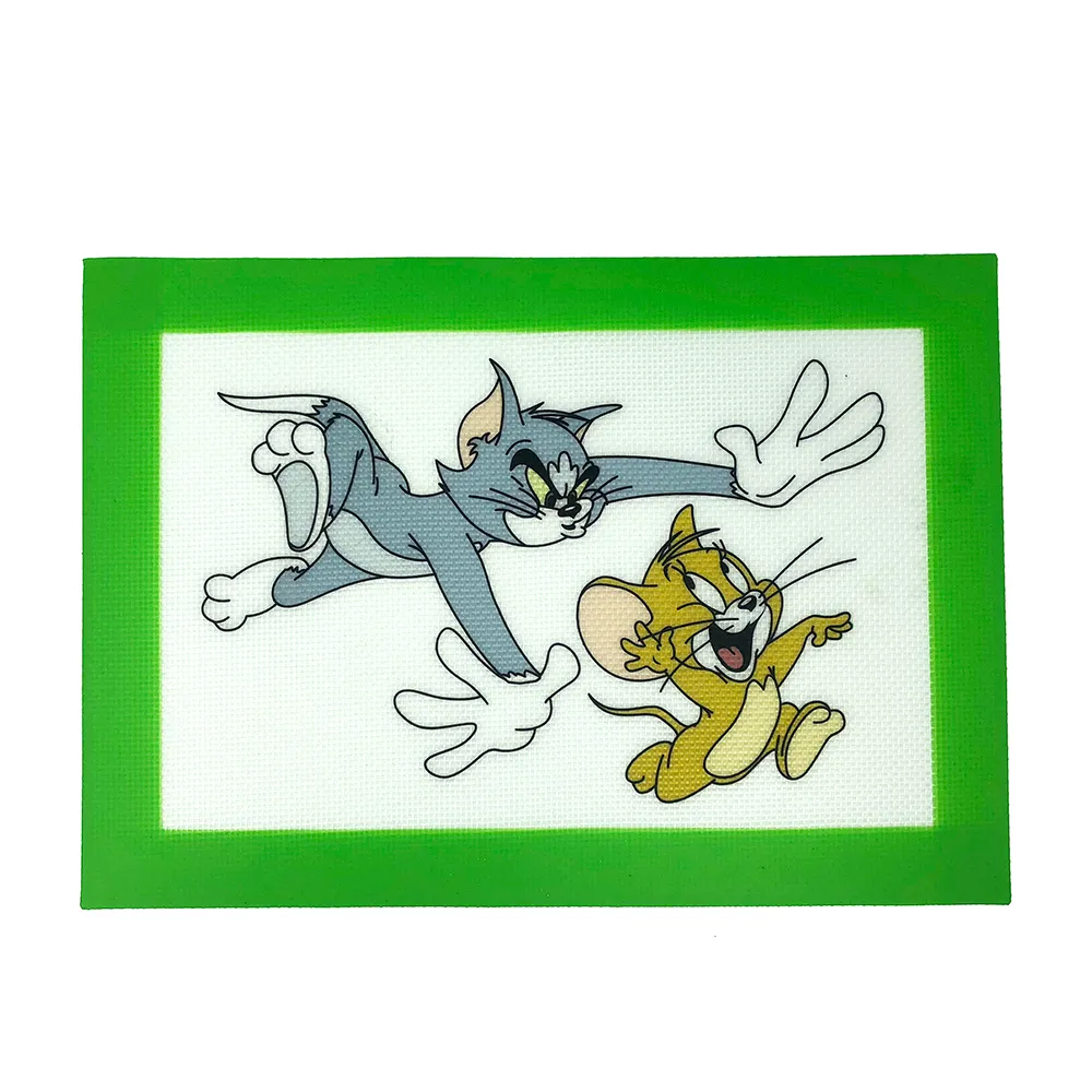 Tom et Jerry nouveau tapis de cuisson en silicone antiadhésif résistant à la chaleur tapis antidérapant dab extraits d'huile de cire tapis personnalisés