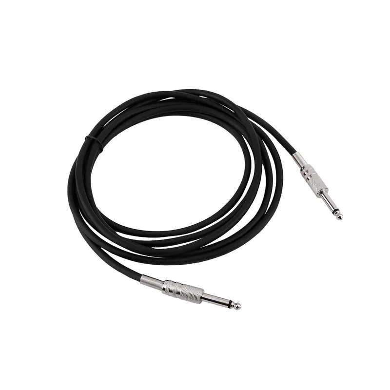 VBESTLIFE YENİ 6.35mm Jack Erkek - Erkek Mono Fişleri Elektro Gitar Hattı Koru Sommer Kablosu Evrensel