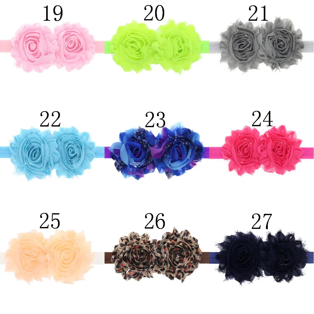 Bébé mode bandeaux bébé fille enfants bandeau floral fleur bébé bandeau cadeau coiffure belle jolie 20 pièces H001