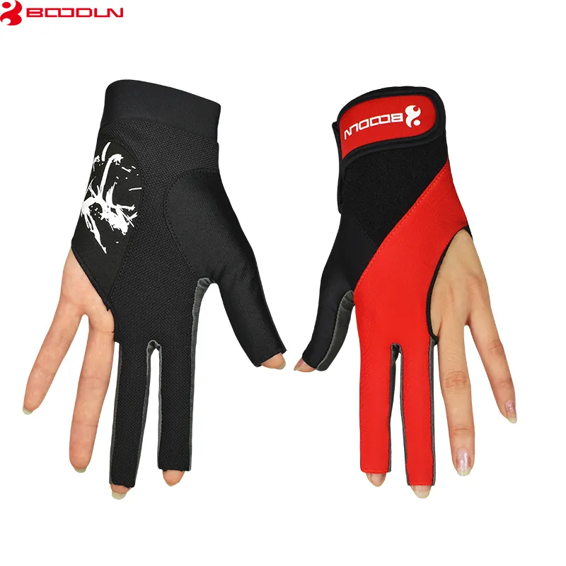 Gants de billard de marque Gants de queue de billard respirants Accessoires de joueur de billard Sports Pool Shooters Gants de table Luvas de goleiro