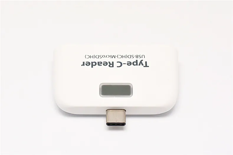 4 In1 USB 3.1 Type C USB-C TF SD 마이크로 SD OTG 카드 리더기 흰색 검정색 Macbook 전화 태블릿