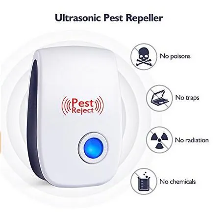 Ultrasonic Pest Repeller 6 Pack, Pest Repellent Plug In Indoor Pest Control  For Mosquito, Insects,cockroaches, Mouse, Rats, Bug, Spider, Ant, Rodent