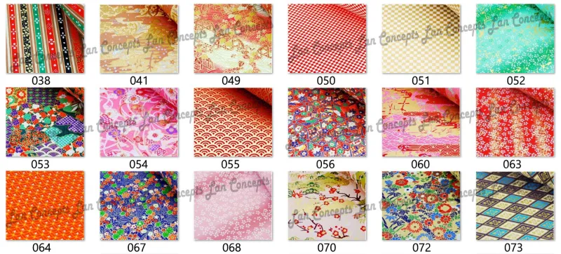 Papier washi papier japonais pour bricolage d'origami artisanat scrapbooking 39 x 27cm lot la0070 Whole9755489