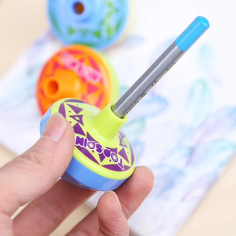 Wholesale Creative Kawaii Gyro Pencil Sharpener Cute Plastic Sharpener