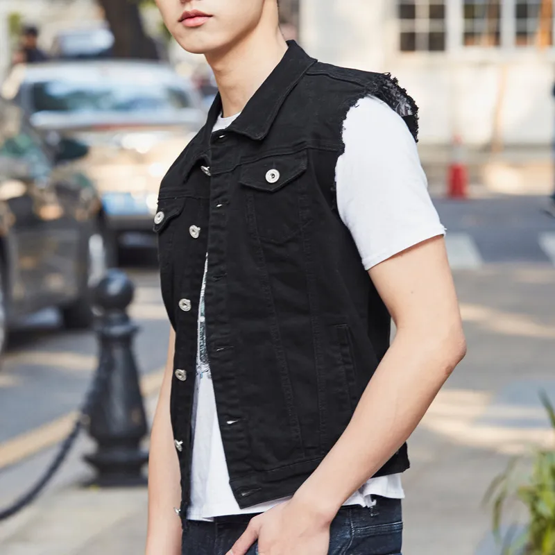 Denim vests for best sale sale
