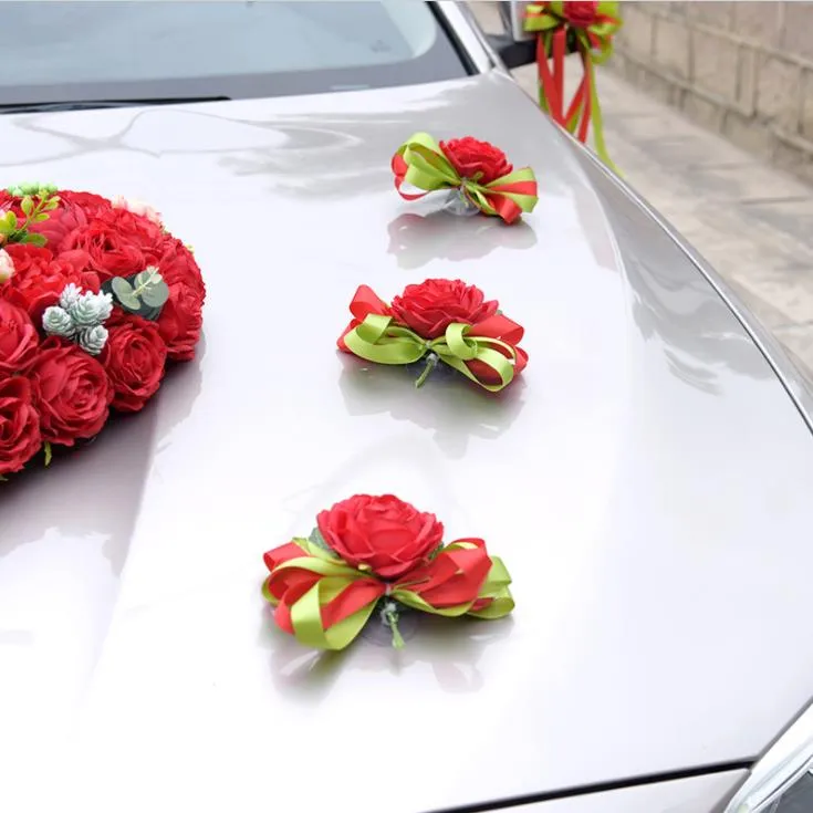 Wedding Car Decoration Wedding, Flowers Car Decoration