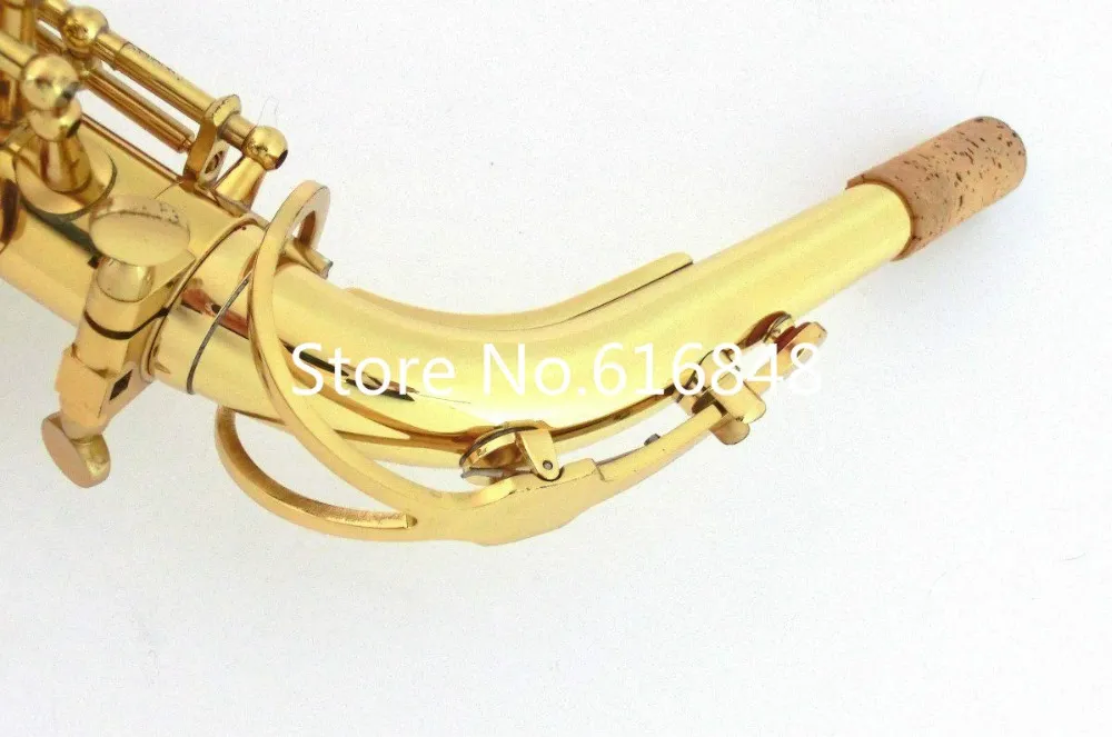 Alta qualità Alto E-flat JUPITER JAS-567 Eb Tune Saxophone Ottone dorato placcato strumenti concerto Sax con bocchino, caso