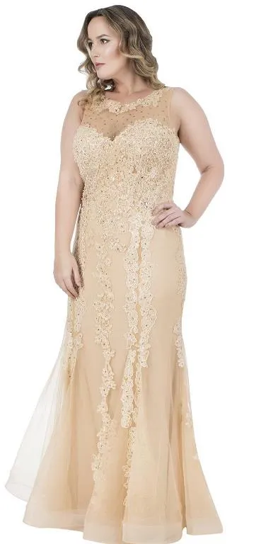 Mermaid Plus Size Mor of the Bride Dresses 2019 Sexy Monder Madre dei Vestiti della Sposa Lång formella kvällsklänningar Prom Klänningar