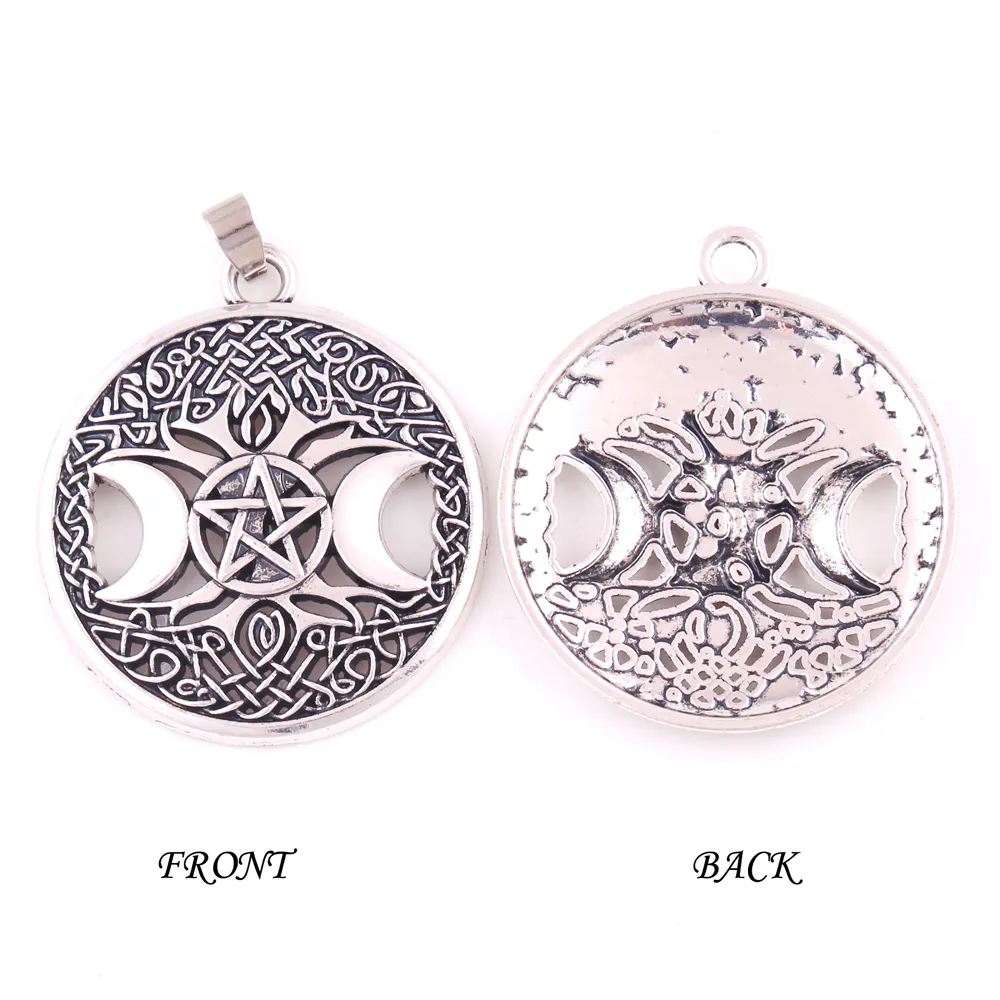 Collana Wicca Magic - Doppia Luna, Sole e Pentagramma - - Catawiki Collana Wicca Magic - Doppia Luna, Sole e Pentagramma - - Catawiki