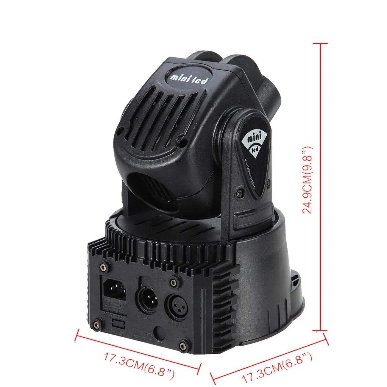 Mini LED Moving Head Light Spot 15W RGB Stage Lighting with DMX
