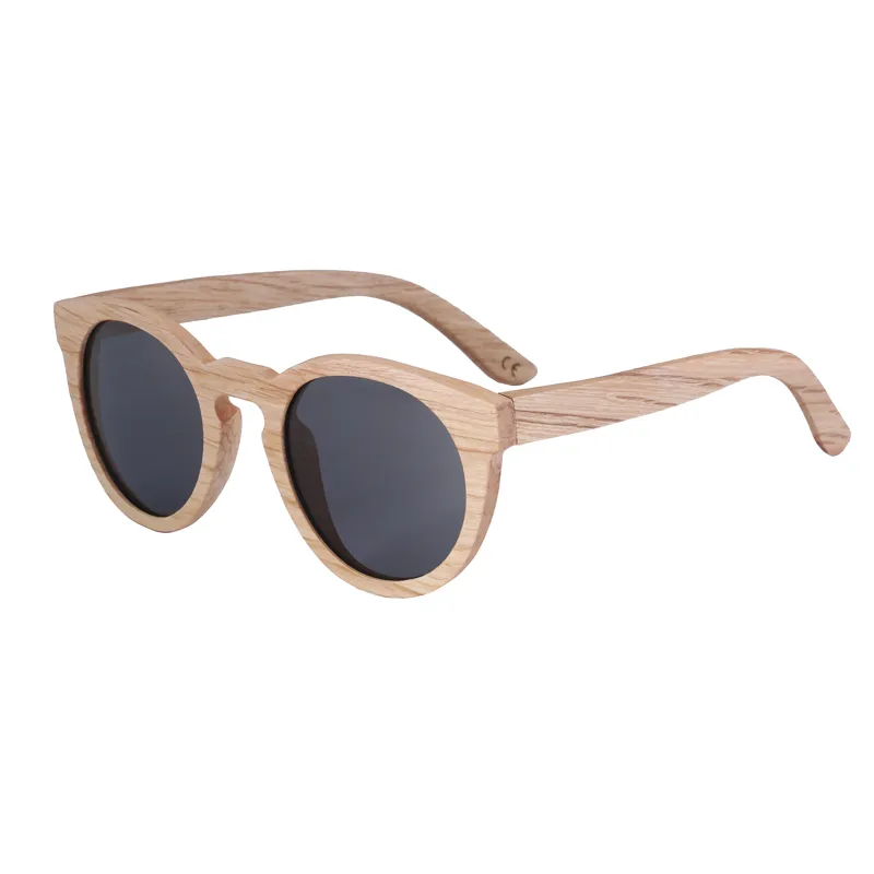2018 novo estilo quente artesanal de madeira mulher óculos de sol de madeira polarizada óculos de sol de bambu óculos de sol de praia de alta qualidade