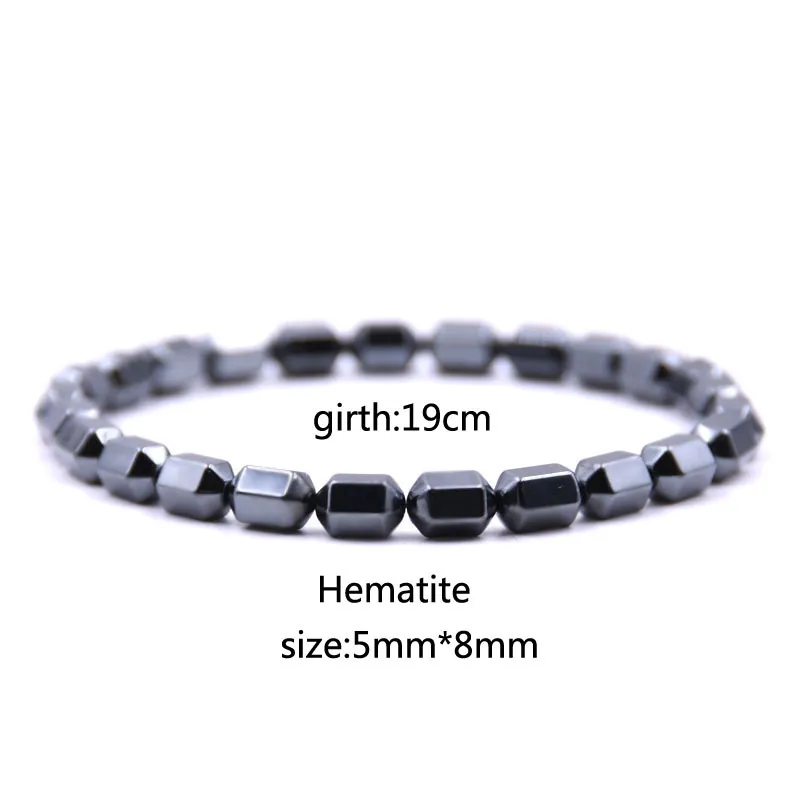 DIY Einfache Schwarz Silber Farbe Perlen Elastische Charme Armbänder Für Frauen Männer Fashion Party Decor Schmuck