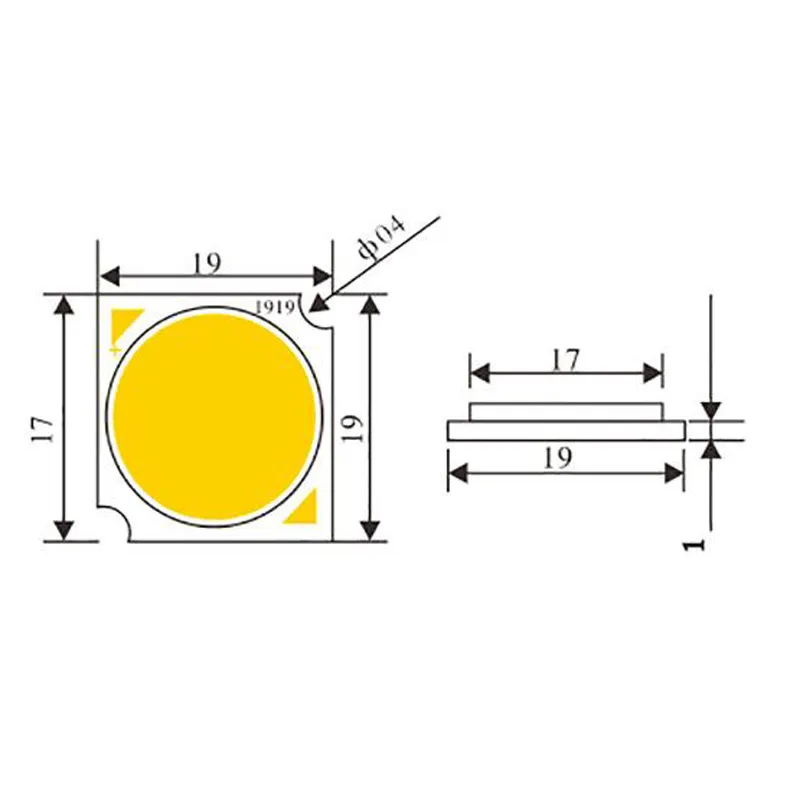 قاد COB مصدر الضوء أبيض بارد 6000-6500K 24W DC27-33V 750MA LED COB مصباح تشيب لمصباح السقف مصبغة مصباح ضوء المسار