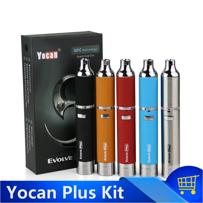 Authentic Yocan Evolve Plus Kit With Quartz Dual Coil Upgraded 1100mAh