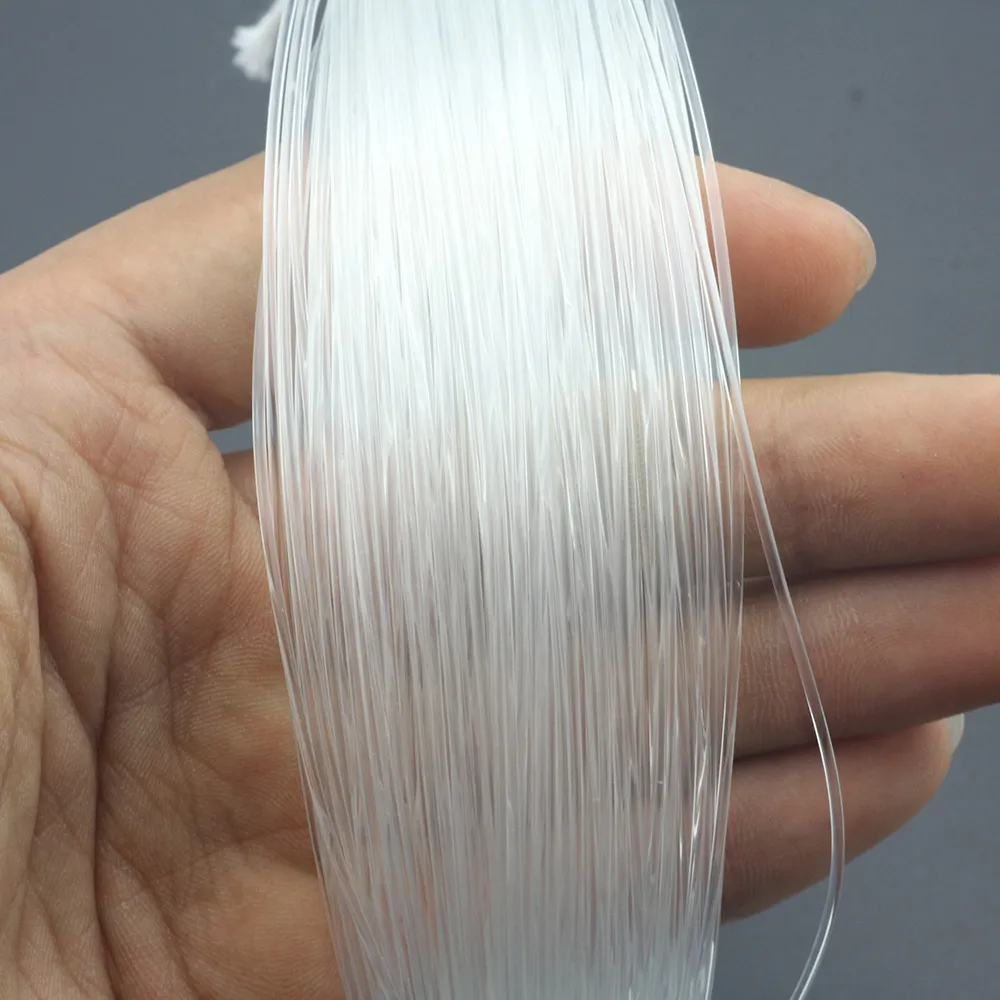 1mm Diameter 100 Meters Clear Monofilament Nylon String Fishing Line Thread, Size: 100m