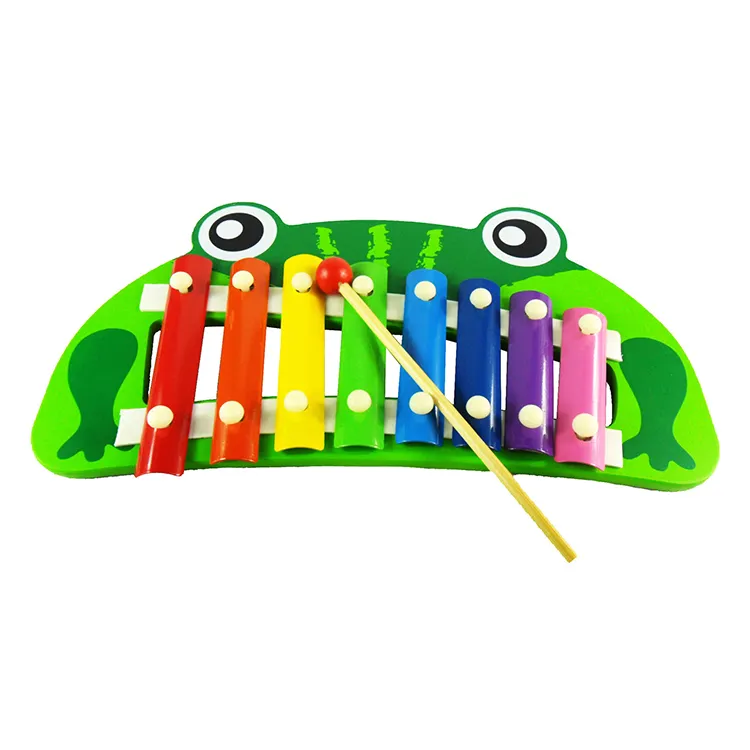 8 hinweis Baby Frühen Musical Instrument Hand Klopfen Klavier Frosch Mehrfarbige Xylophon Entwickeln musik Spielzeug Für Kinder Geschenke8197873