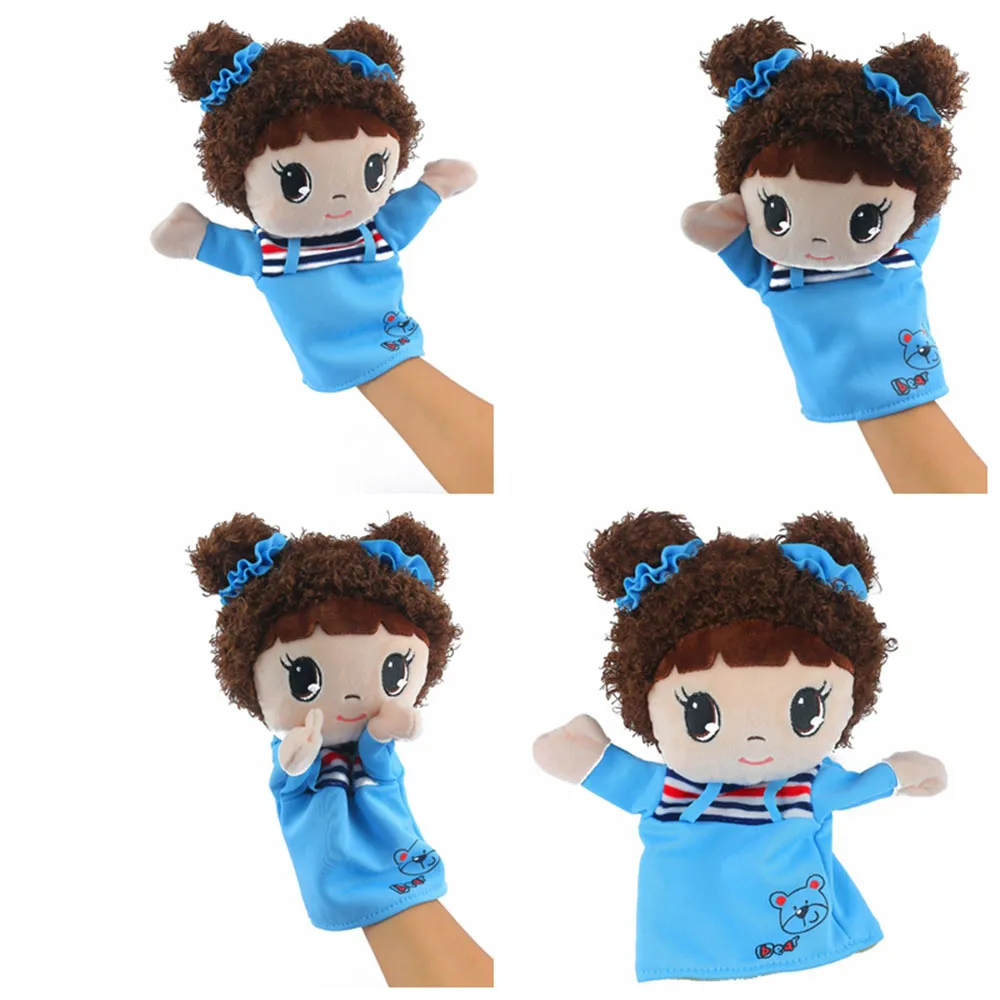 New Design Fashion Cute Classic Children Cartoon Doll Hand Puppet Toys Kids Doll Soft Plush Kids Gifts1720723