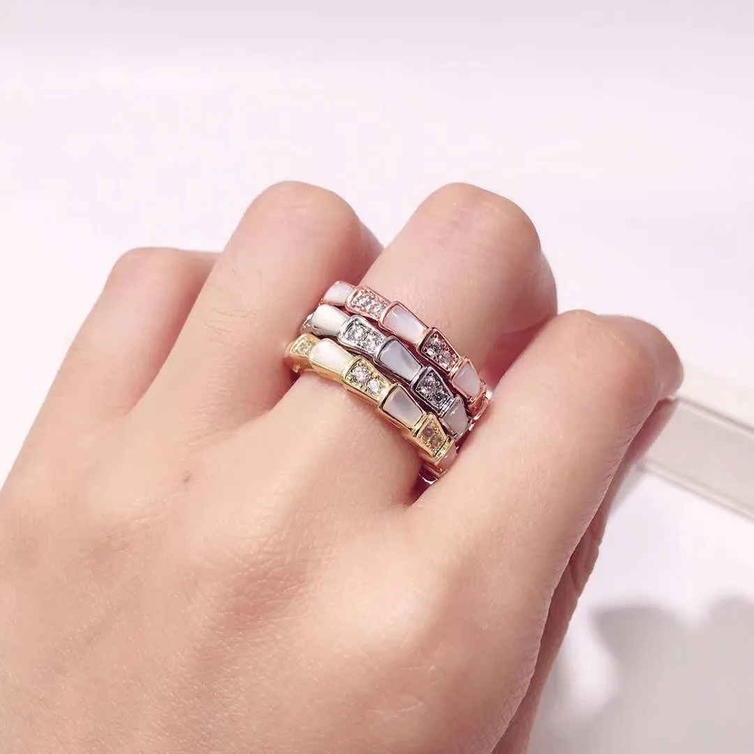 Fashion Brand Band Ring Punk Silver silver woman Rose Gold Stainless Steel Green Amber Spike Rings Jewelry For Men Women208V