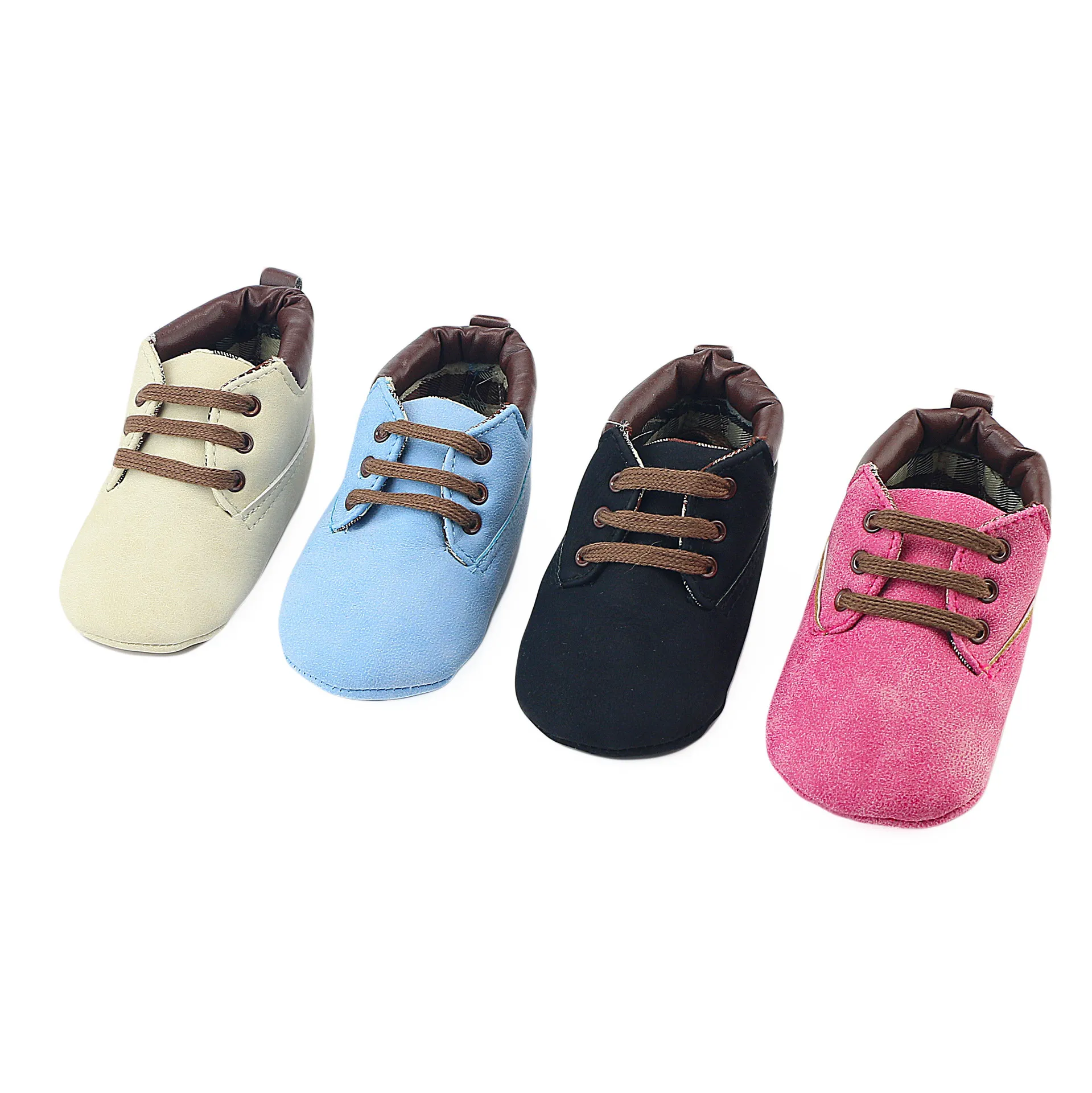 Prettybaby Baby Comfortable Soft PU Sole High-Tops Little Kids First Walker Toddler Footwear Infant Winter Boots Baby Shoes