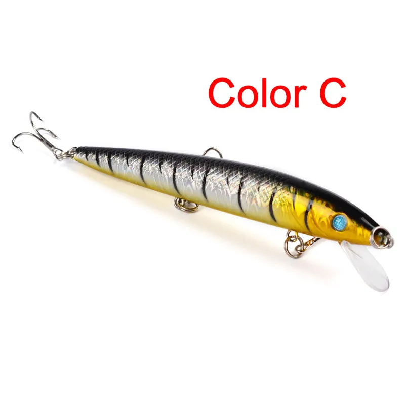 Hot Fly Fishing ABS Plastic Minnow Wobbler Isca Artificial Lure 12cm 13.8g Big game Saltwater fishing Crankbaits
