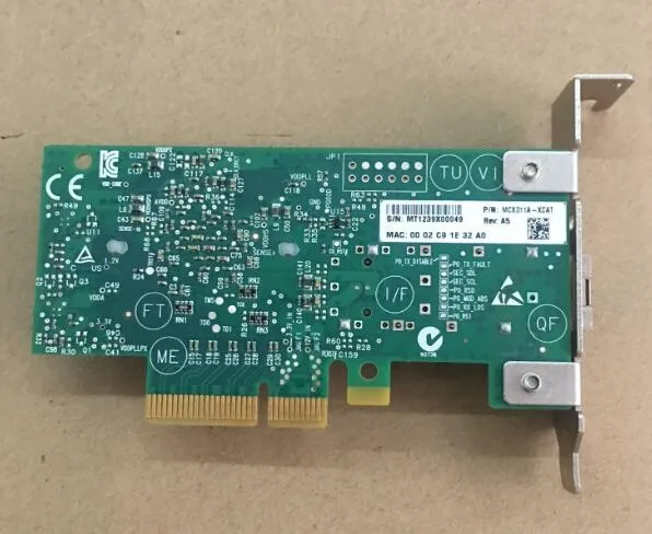 Mellanox ConnectX-3 PCIe X4 NIC 10 Gigabit 10GBE SFP Single Port Server Adapter2038