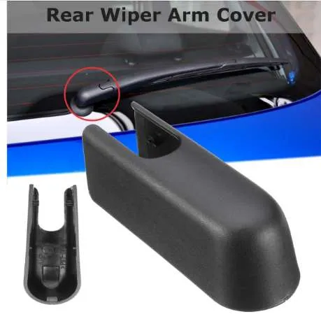 Black Rear Windscreen Wiper Arm Cover Cap For Peugeot 107 for Citroen C1 Onwards 2005