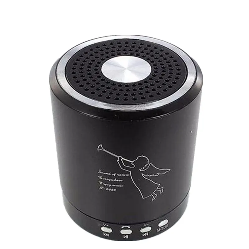 2021 new popular Metal texture active subwoofer car aluminum alloy speaker TF Radio FM handfree call caixa de som Loudspeaker high quality