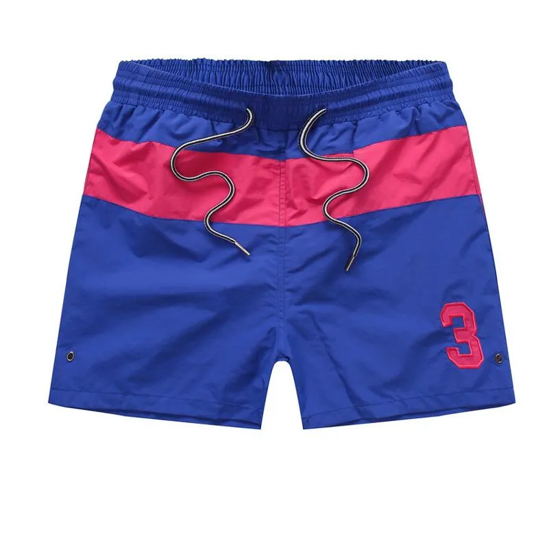 Marca designer-verão roupa de banho calças de praia dos homens board shorts preto men surf shorts pequeno cavalo troncos esporte shorts de bain ho2739