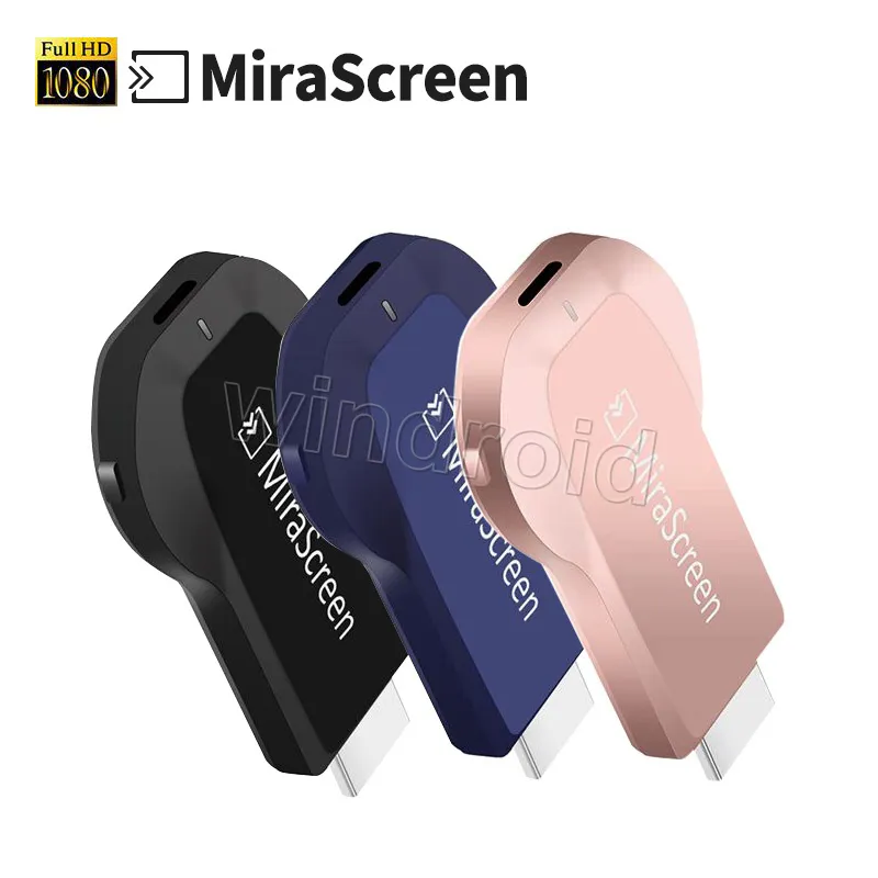 Barato Mirascreen MX Visualización inalámbrica Dongle Media Video Streamer 1080P TV Stick Mirrue su pantalla a PC Projector Airplay DLNA 30pcs