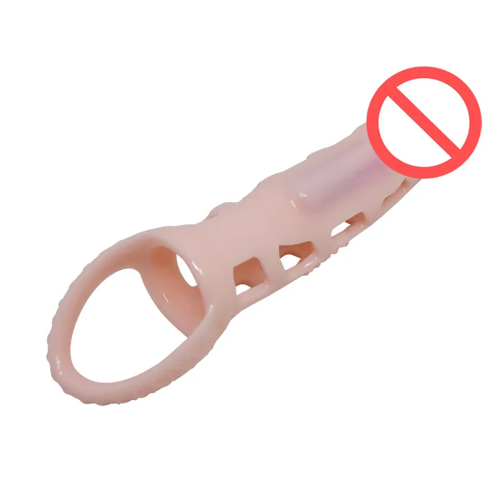 Sex Products vibrators Penis extension sleeve for man sex adult sex toys Extender solid for men penis delay ring cocking for Adult7031145