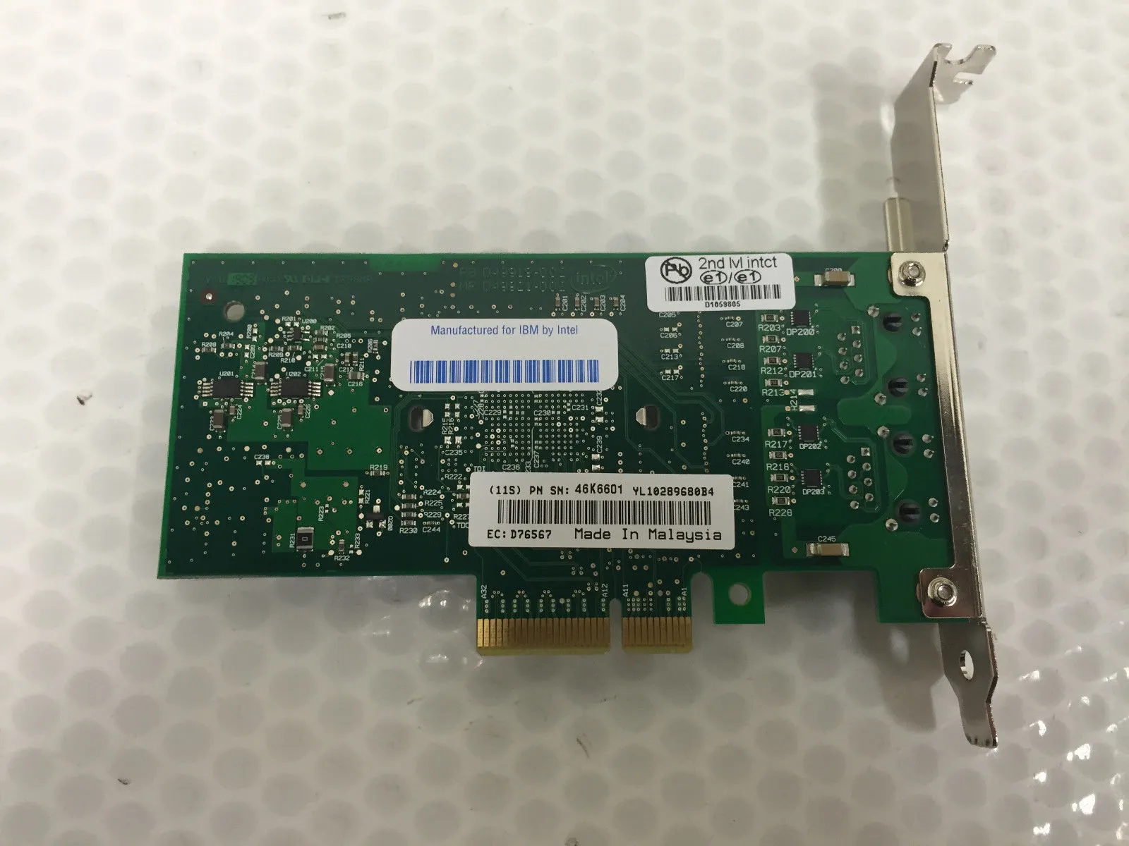 39Y6126 39Y6127 39Y6128 9402PT PCI-E двухпортовый Gigabit Ethernet 100% тестирование идеальное качество