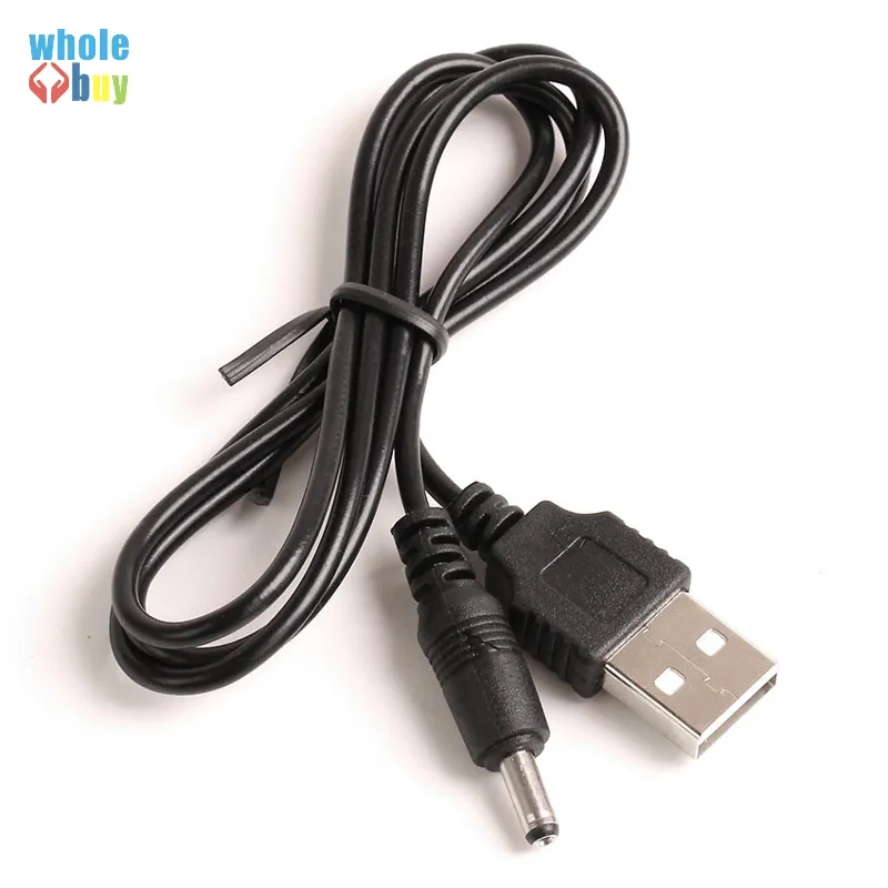 USB para DC 3.5mm Cabo De Alimentação USB Um Macho para 3.5 Conector de Jack 5 V fonte de Alimentação Carregador Adaptador para HUB USB Cabo De Alimentação Do Ventilador 60 cm 900 pçs / lote