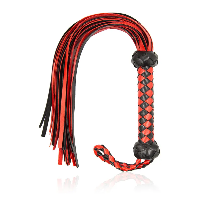 BDSM Frusta in pelle Flogger Culo Sculacciata Bondage Schiavo SM Restrizioni in giochi adulti coppie Fetish Sex Toys donne Uomini HY045163701