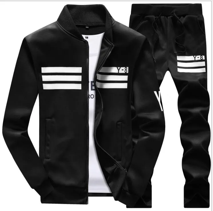 Nouveau Arrivé Survêtement Hommes De Luxe Sweat Costumes Automne Marque Mens Survêtements Jogger Costumes Veste + Pantalon Ensembles Sport Costume Hip Hop Sweatshirts