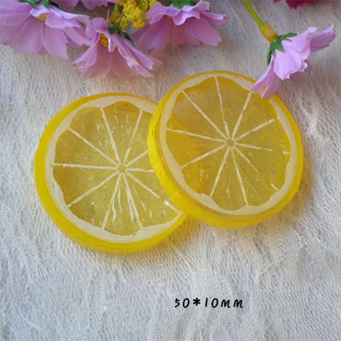 مصغرة مقلد الليمون ورقة البلاستيك وهمية نموذج الفاكهة الاصطناعية الزفاف الديكور diy حزب المطبخ الحرف