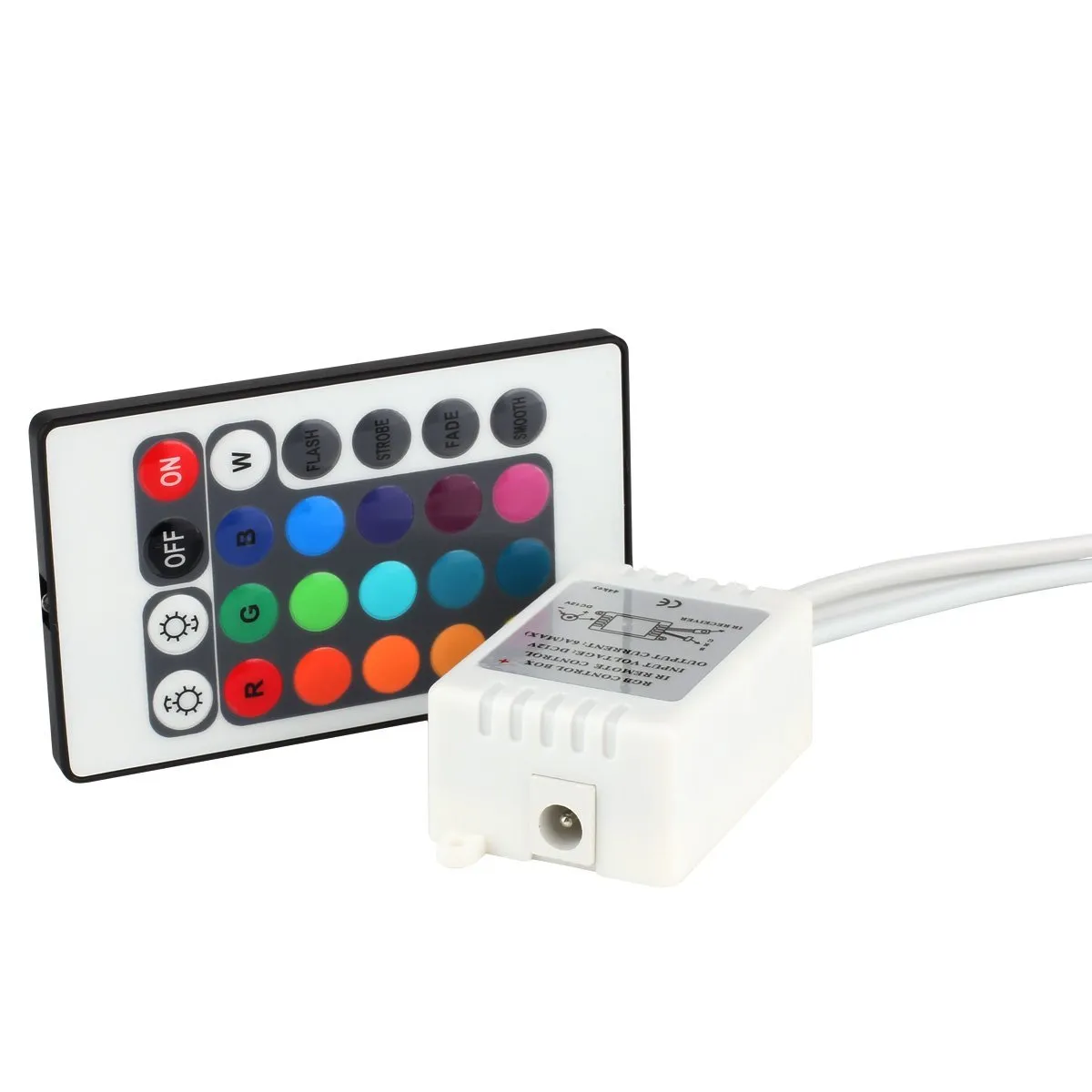 Contrôleurs RVB Bande LED Dream color 5050 3528 Contrôleur SMD 24 touches Télécommande IR