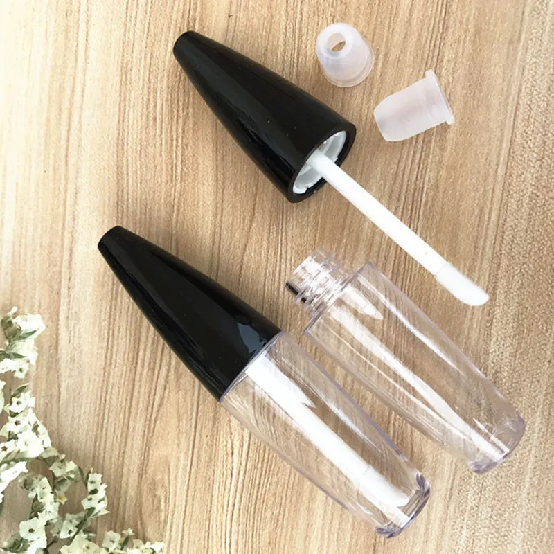 12ml DIY Tom läppstiftflaska Lip Gloss Lip Balm Tube med Cap Clear Containers Make Up Tool F123