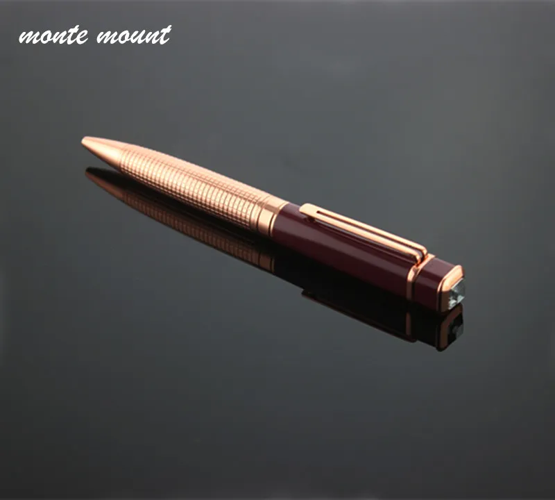 MONTE MOUNT diamant stylo à bille accessoires de bureau fournitures scolaires matériel stylo en métal stylo à bille roller
