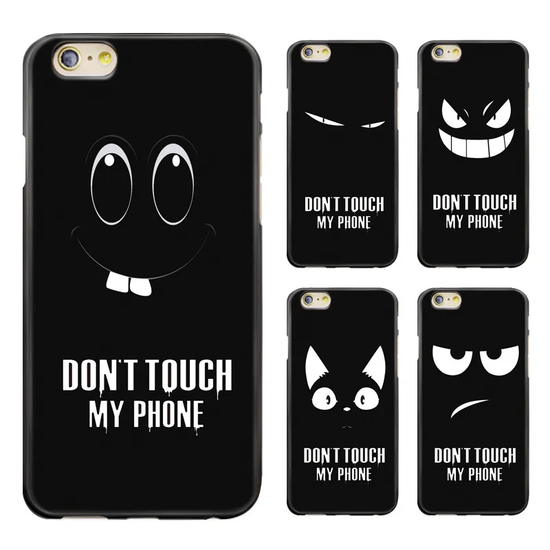 Wholesale Black Color Dark Dont Touch My Phone Case Cover For Iphone X
