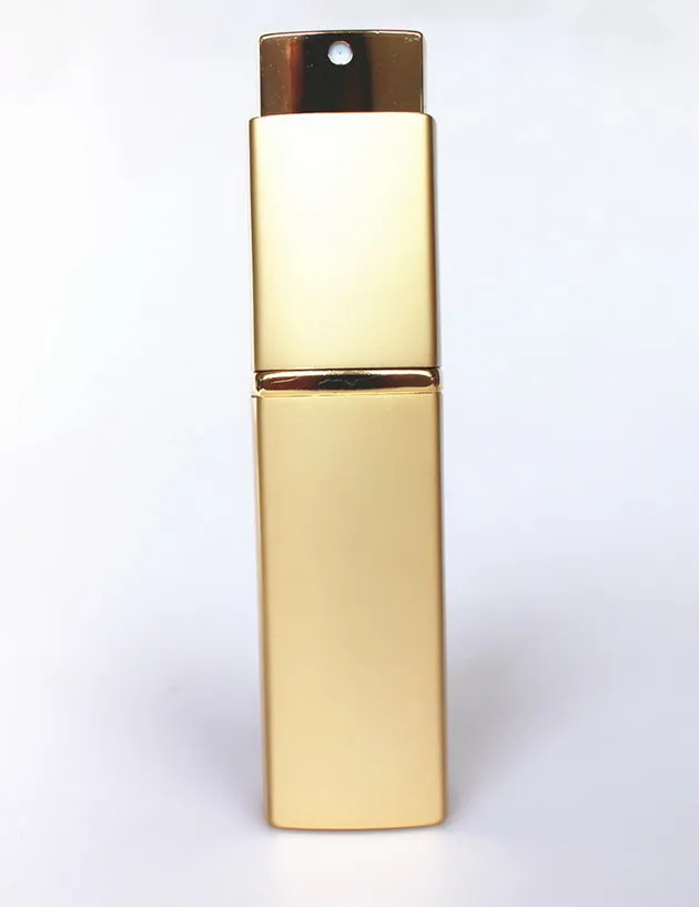 TOP quality Luxury Square Empty Perfume Bottle 20ML Aluminium Refillable Bottle Portable Metal Spray Atomizer