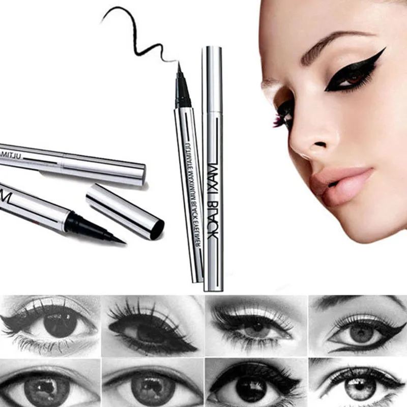 YANQINA Ultimate Black Liquid Eyeliner pen Lunga durata Waterproof Eye Liner Pencil Pen Nizza trucco Strumenti di cosmetici