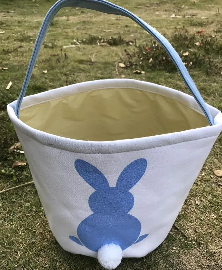 Ins Jute Paashaas Manden DIY Rabbit Tassen Bunny Opbergtas Jute Konijn Oren Mand Pasen Gift Bag Konijn Oren Zet Paaseieren