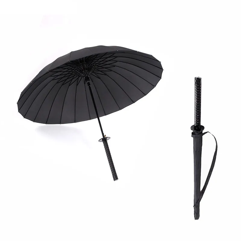 Hot Sale Paraply Män Kvalitet 24k .16k.8k Starka Vindtäta Semi Automatiska Paraplyer Långt handtag Paraply Kvinnors Parapluie