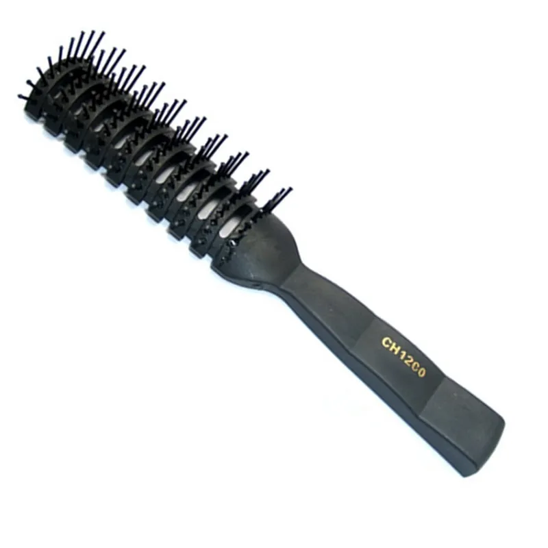 Peigne ventilé en plastique pour brosse à cheveux pour l'outil de coiffure à la maison de salon
