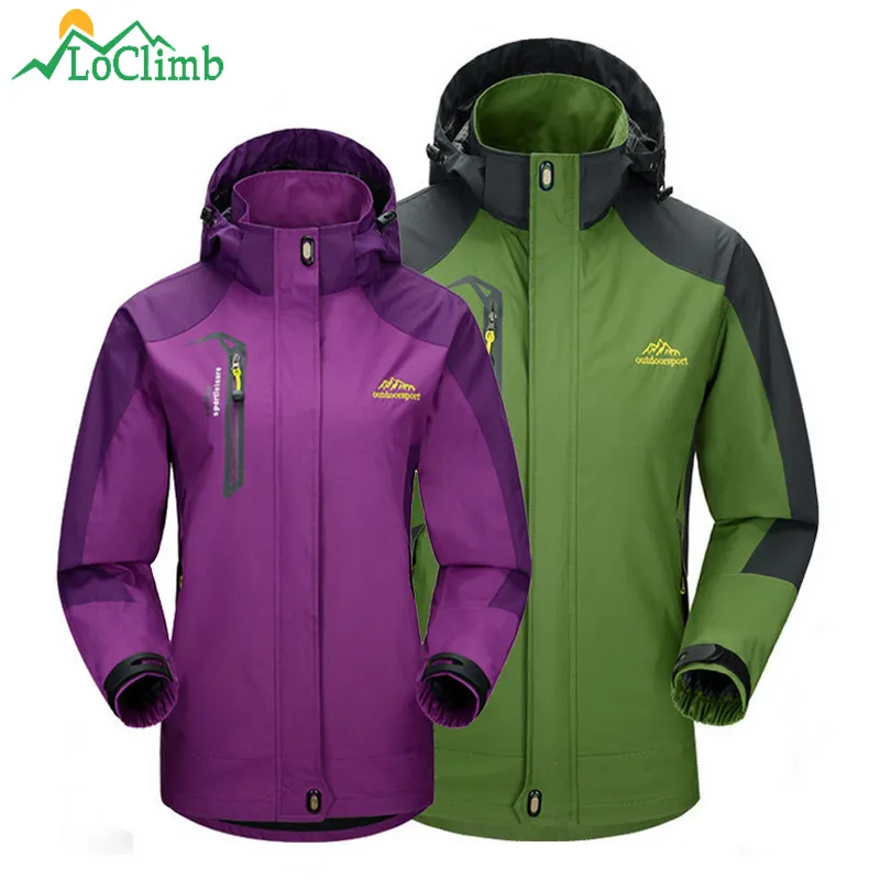 DHgate Waterproof Hiking Jacket Mens and Womens Outdoor Windbreaker with Rain Protection for Trekking and Climbing Sports Outdoors